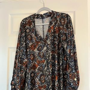 ELOQUII snake print tunic size 18